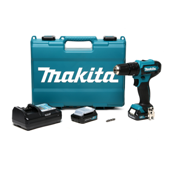 MAKITA สว่านกระแทกไร้สาย 12 โวลต์ ขนาด 10 มม. (3/8 นิ้ว) รุ่น HP333DWYE 