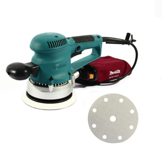 MAKITA เครื่องขัดกระดาษทรายกลมสั่นสุ่ม ขนาด 6 นิ้ว (150 มม. ) กำลังไฟ 310 วัตต์ รุ่น BO6030