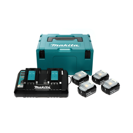 MAKITA ชุดแบตเตอรี่และแท่นชาร์จ 18 โวลต์ รุ่น MKP3PT184 