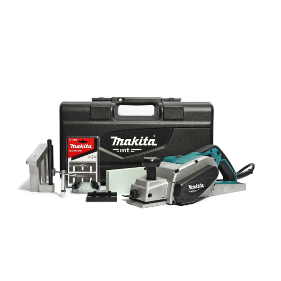 MAKITA กบไสไม้ไฟฟ้า ขนาด 3-1/4 นิ้ว (82 มม.) กำลังไฟ 750 วัตต์ รุ่น M1100KX1B