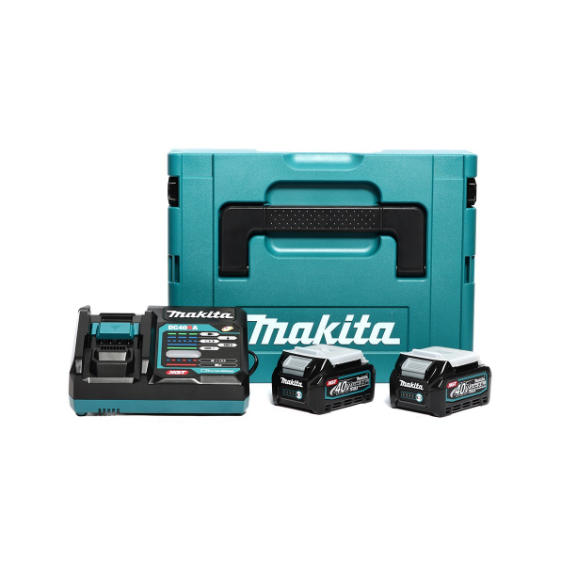 MAKITA ชุดแบตเตอรี่และแท่นชาร์จ 40 โวลต์ รุ่น MKP1G001 
