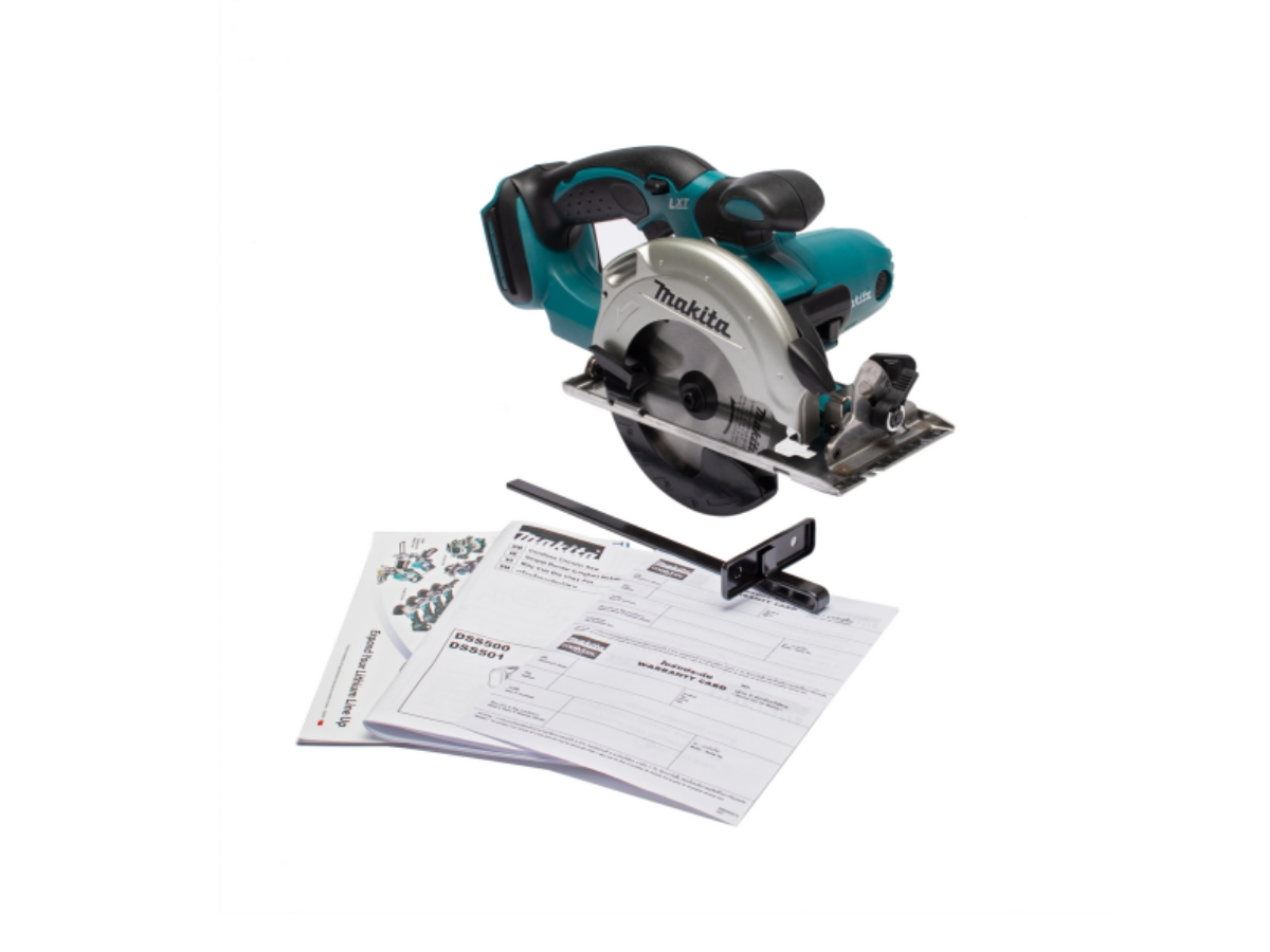 MAKITA เลื่อยวงเดือนไร้สาย 18 โวลต์ ขนาด 5 นิ้ว รุ่น DSS501Z ความเร็วรอบตัวเปล่า 3,600 รอบ/นาที