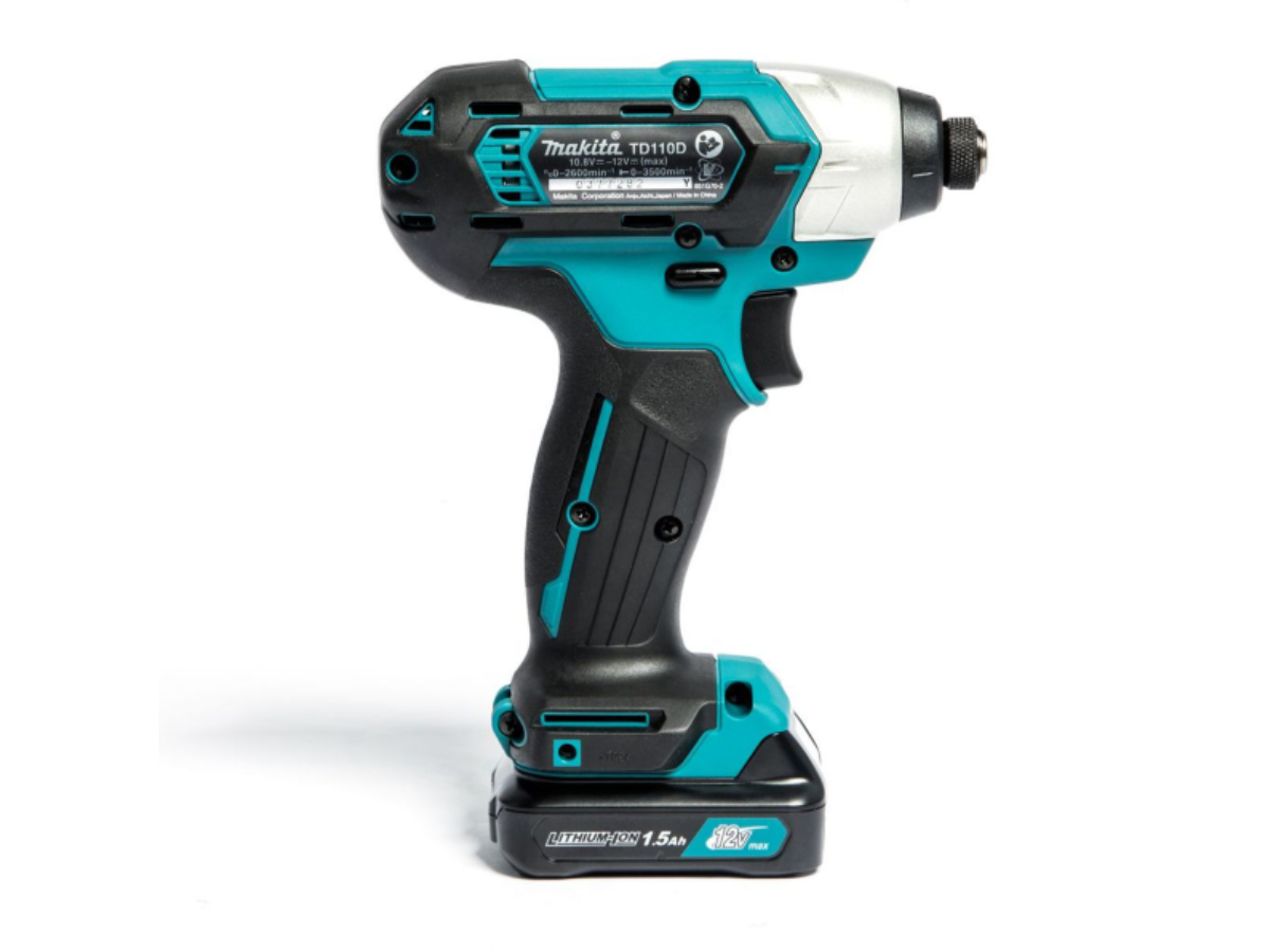 MAKITA สว่านไขควงกระแทกไร้สาย 12 โวลต์ 1/4 นิ้ว รุ่น TD110DWYE