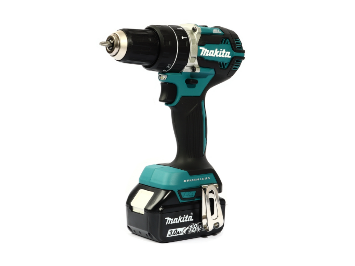 MAKITA สว่านกระแทกไร้สาย 18 โวลต์ ขนาด 13 มม. (1/2 นิ้ว) รุ่น DHP484RFE
