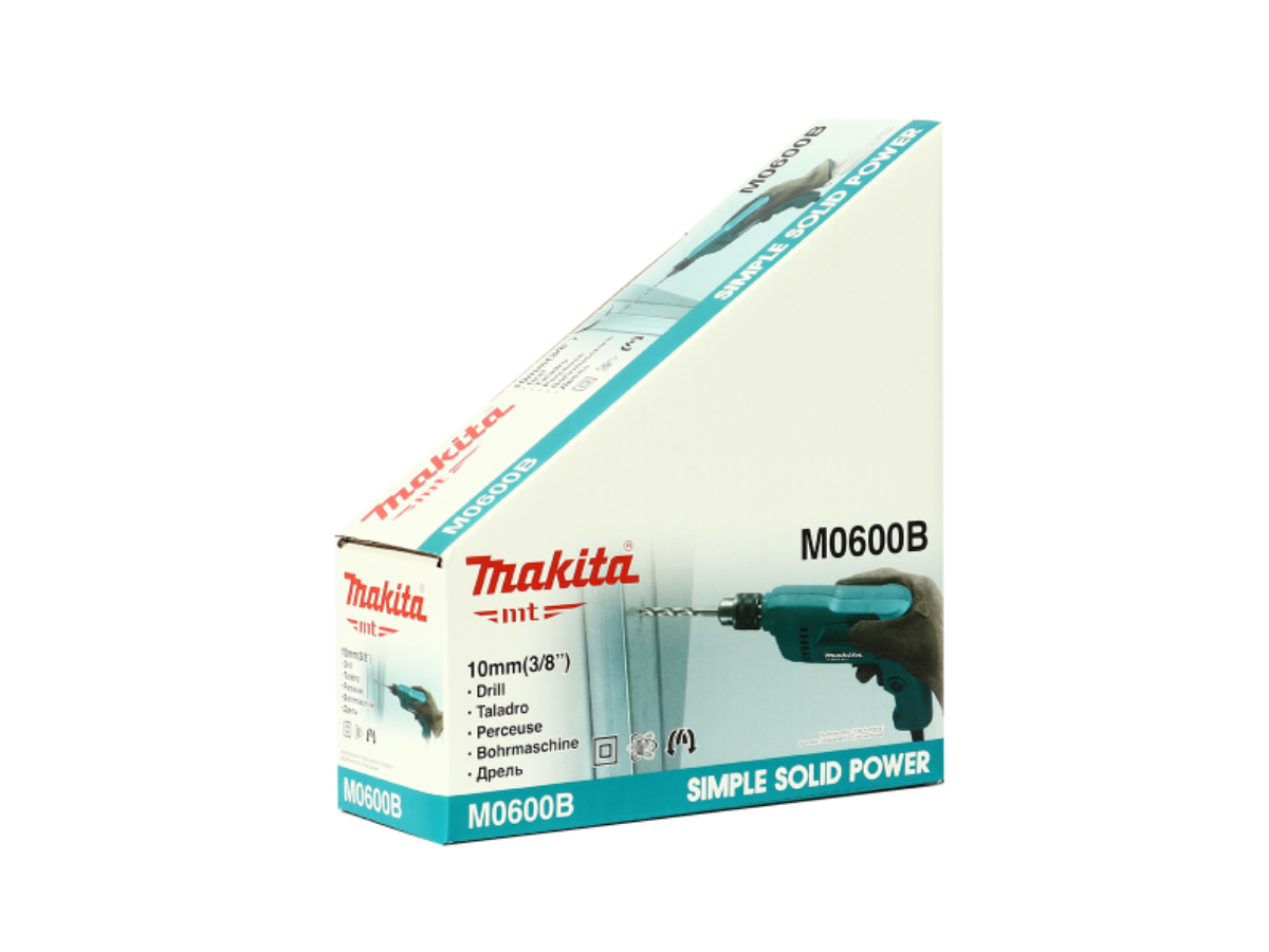 MAKITA สว่านไฟฟ้า ขนาด 3/8 นิ้ว กำลังไฟ 400 วัตต์ รุ่น M0600B