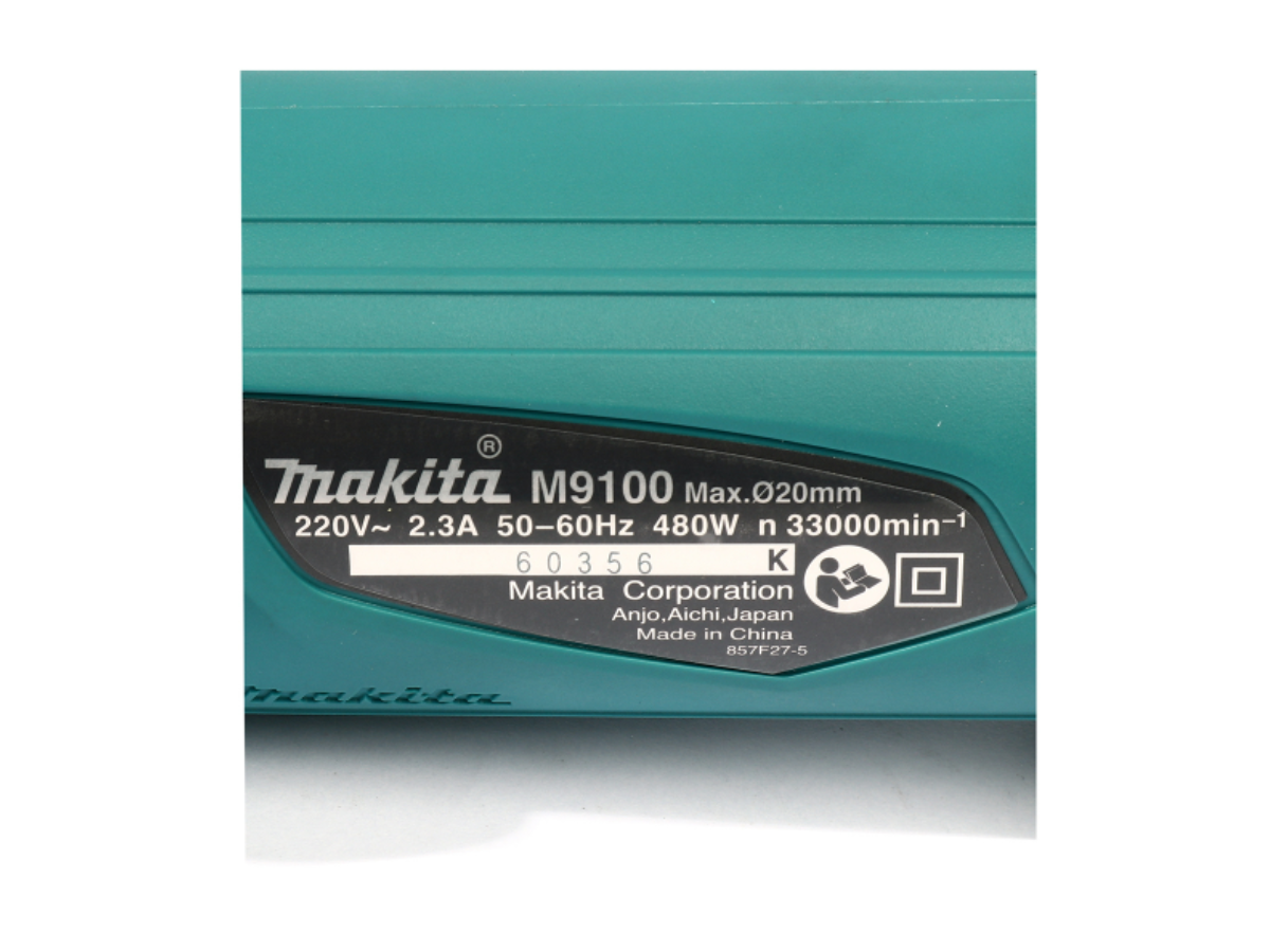 MAKITA เครื่องเจียรแกนไฟฟ้า ขนาด 1/4 นิ้ว กำลังไฟ 480 วัตต์ รุ่น M9100B