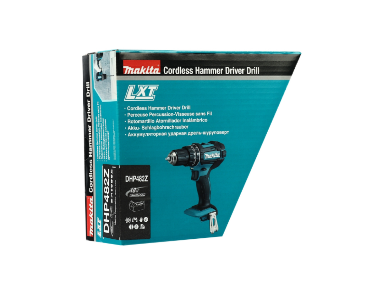 MAKITA สว่านกระแทกไร้สาย 18 โวลต์ ขนาด 13 มม. (1/2 นิ้ว) รุ่น DHP482Z