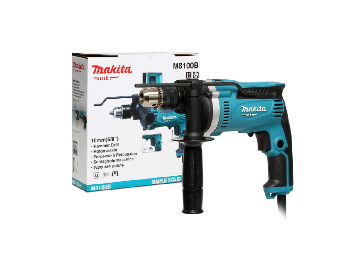 MAKITA สว่านกระแทกไฟฟ้า ขนาด 16 มม. (5/8 นิ้ว) กำลังไฟ 710 วัตต์ รุ่น M8100B