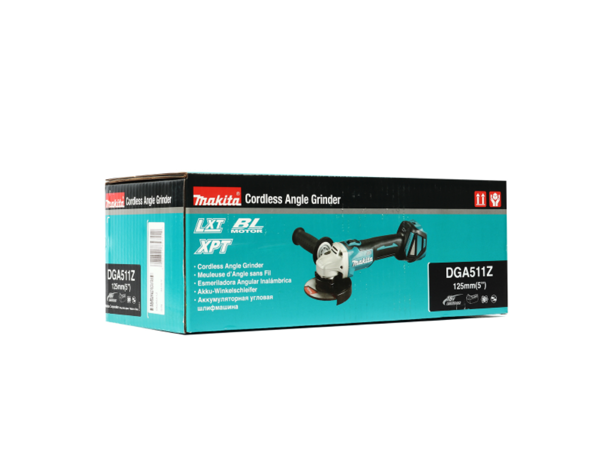 MAKITA เครื่องเจียไร้สาย 18 โวลต์ ขนาด 5 นิ้ว รุ่น DGA511Z