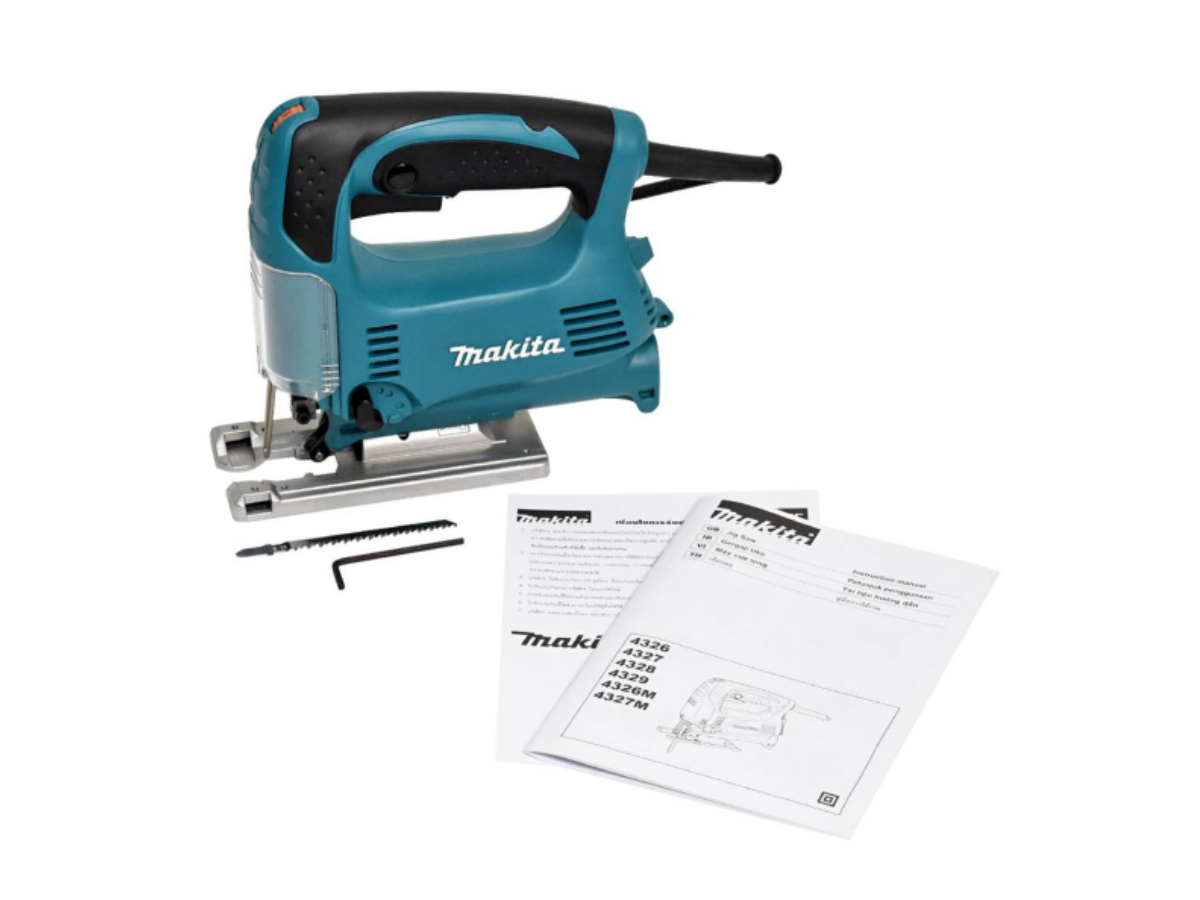 MAKITA เลื่อยจิ๊กซอว์ปรับรอบแบบเตะ B-TYPE กำลังไฟ 450 วัตต์ รุ่น 4329