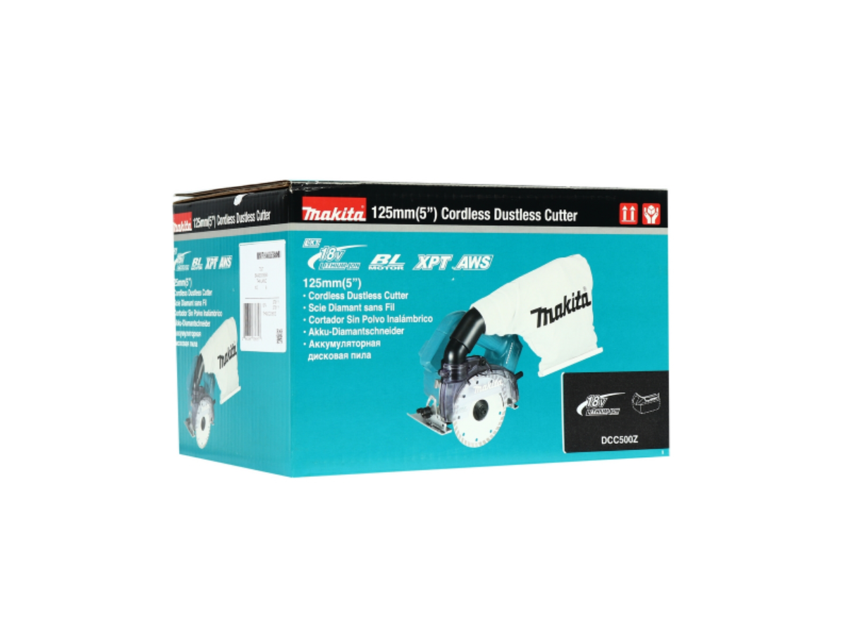 MAKITA เครื่องตัดกระเบื้องไร้สาย 18 โวลต์ ขนาด 5 นิ้ว รุ่น DCC500Z