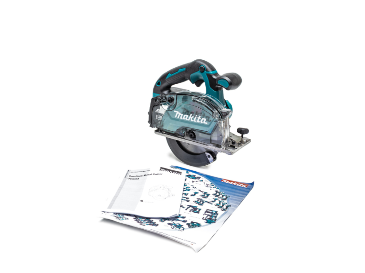 MAKITA เลื่อยตัดโลหะไร้สาย 18 โวลต์ ขนาด 6 นิ้ว รุ่น DCS553Z ความเร็วรอบตัวเปล่า 4,200 รอบ/นาที