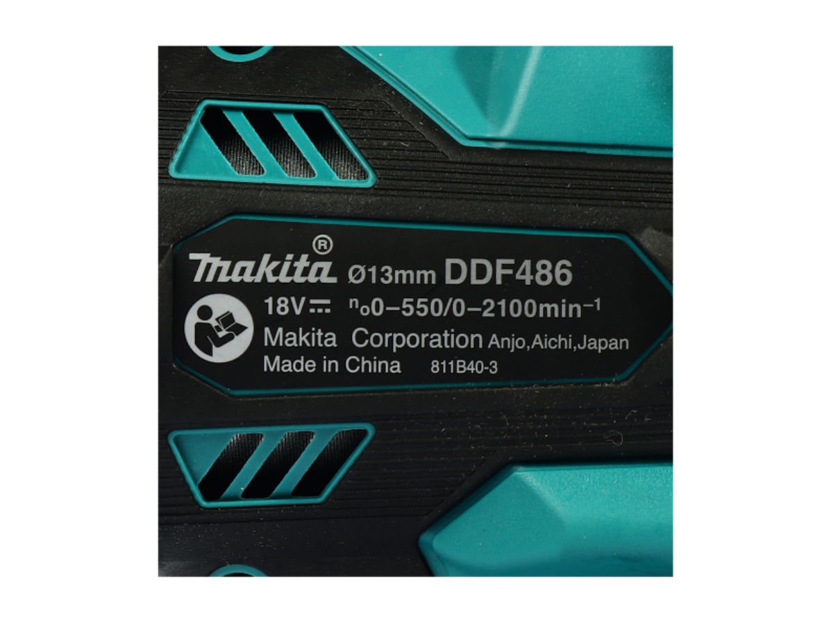 MAKITA (มากีต้า) สว่านไขควงไร้สาย 18 โวลต์ รุ่น DDF486RFJ ขนาด 13 มม. (1/2 นิ้ว) 