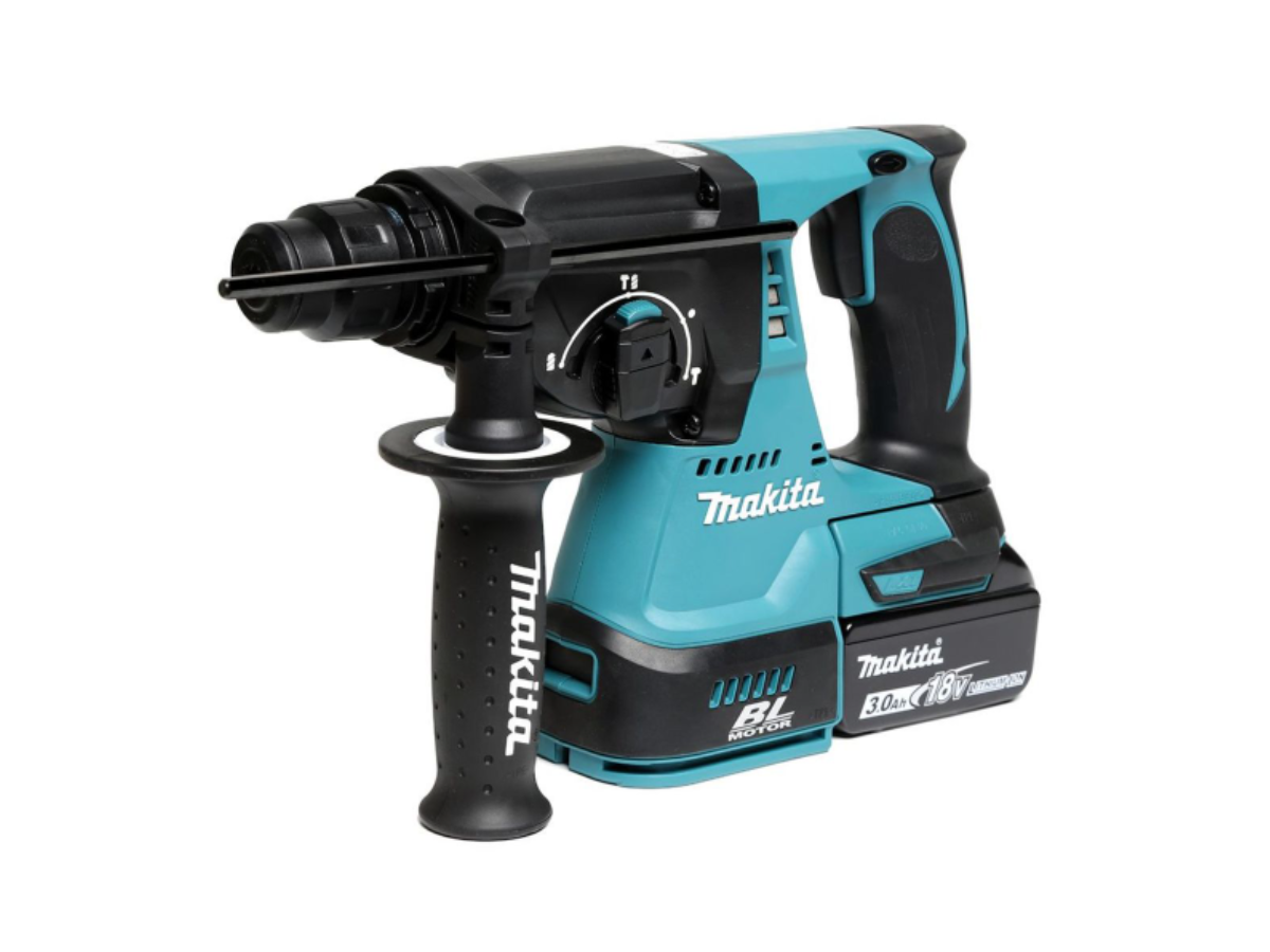 MAKITA สว่านโรตารี่ไร้สาย 18 โวลต์ ขนาด 24 มม. (15/16 นิ้ว) รุ่น DHR242RFE