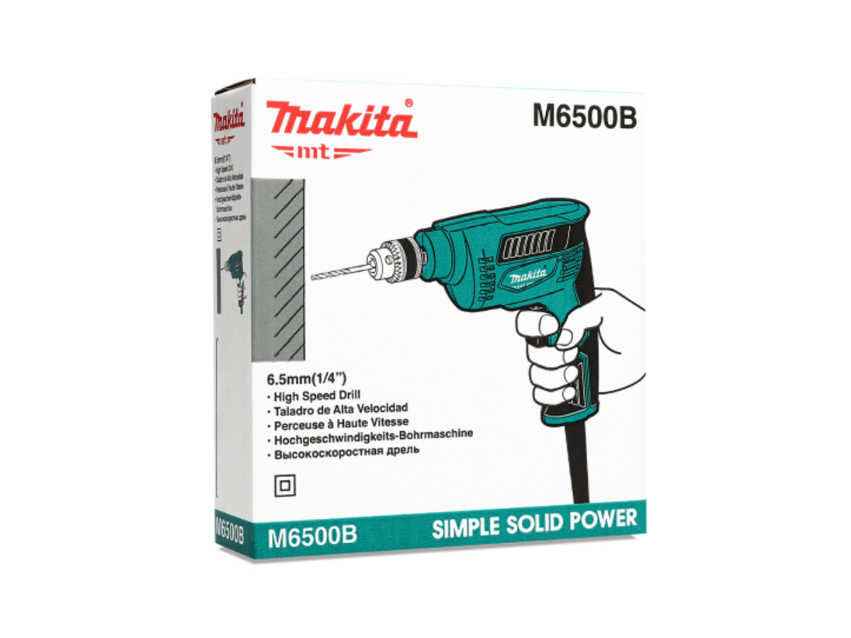 MAKITA สว่านไฟฟ้า ขนาด 1/4 นิ้ว กำลังไฟ 230 วัตต์ รุ่น M6500B