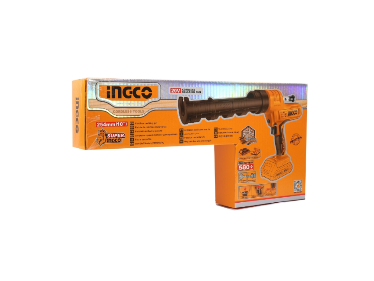 INGCO ปืนยิงซิลิโคนไร้สาย 20V รุ่น CCGLI2001