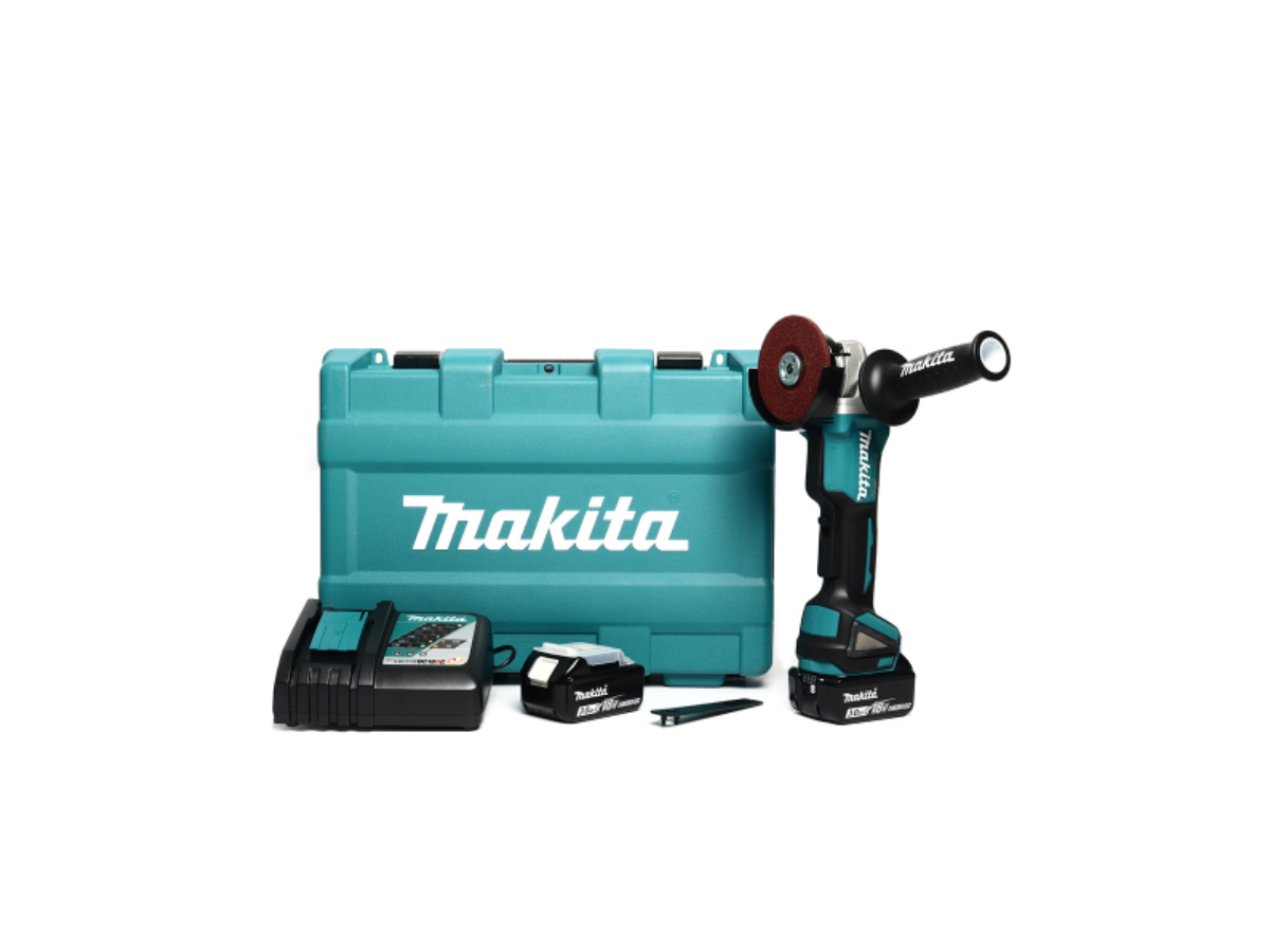 MAKITA เครื่องเจียไร้สาย 18 โวลต์ ขนาด 4 นิ้ว รุ่น DGA408RFE