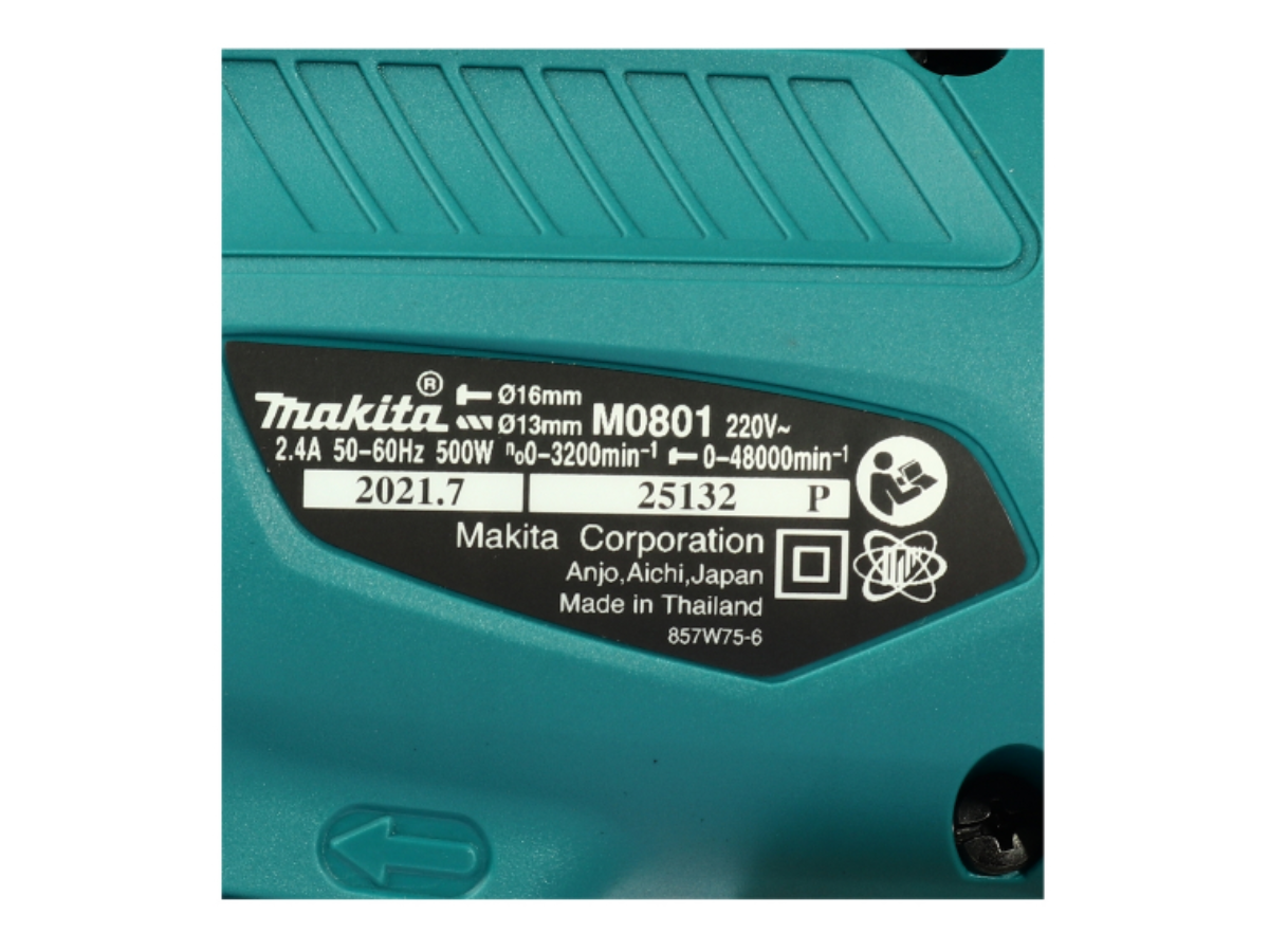 MAKITA สว่านกระแทกไฟฟ้า ขนาด 16 มม. กำลังไฟ 500 วัตต์ รุ่น M0801KX3B