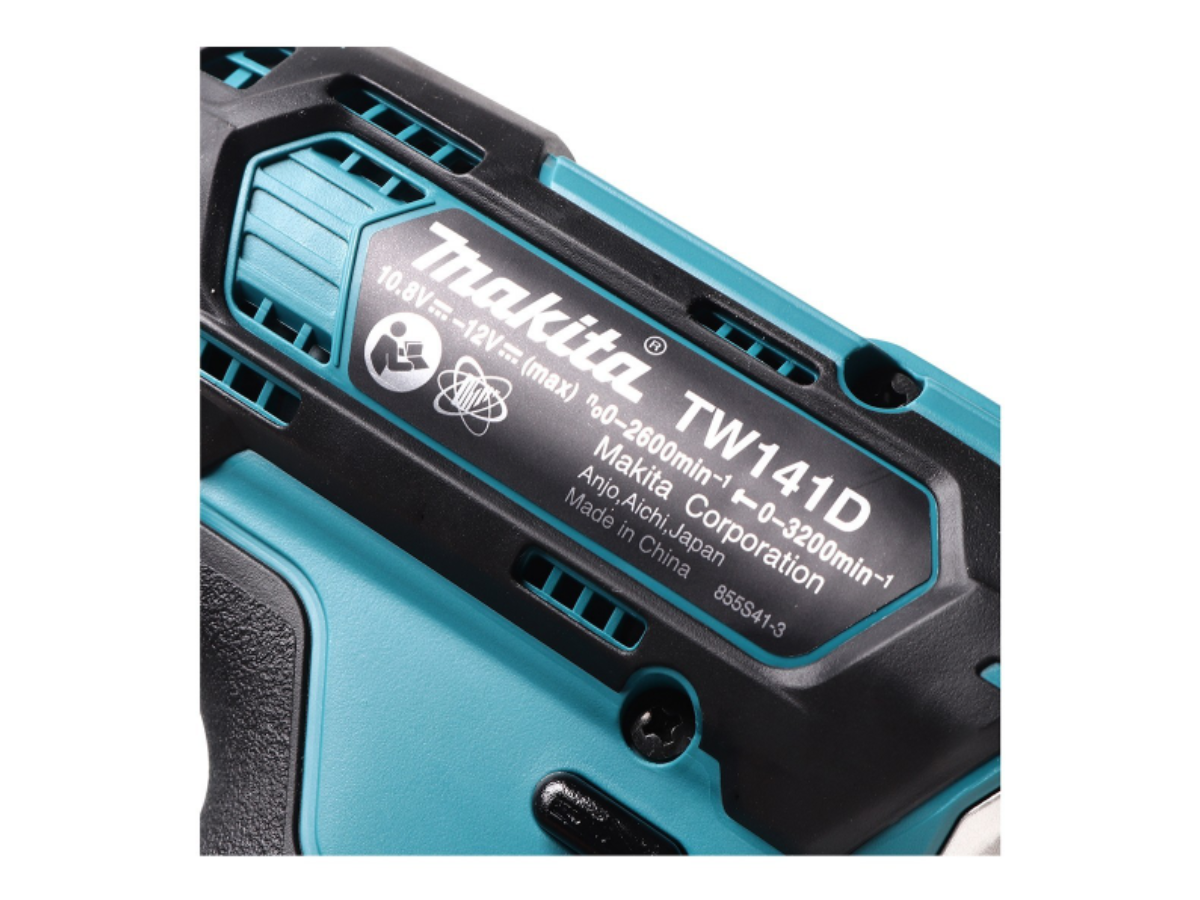 MAKITA เครื่องขันบล๊อกไร้สาย 12 โวลต์ 1/2 นิ้ว รุ่น TW141DWYE แรงบิดสูงสุด 145 นิวตันเมตร 