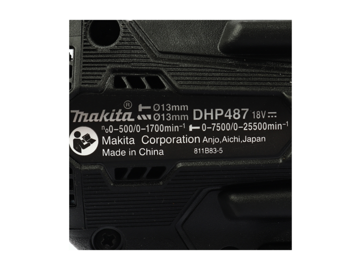 MAKITA ชุดสว่านกระแทกไร้สาย สีดำ 18V รุ่น DLX2414X7B ประกอบด้วยรุ่น DHP487+DTD157 รวมแบตเตอรี่-แท่นชาร์จ