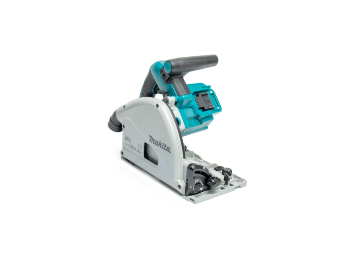 MAKITA เลื่อยวงเดือนตัดตามราง 36 โวลต์ ขนาด 6 นิ้ว รุ่น DSP600Z ความเร็วรอบตัวเปล่า 6,300 รอบ/นาที