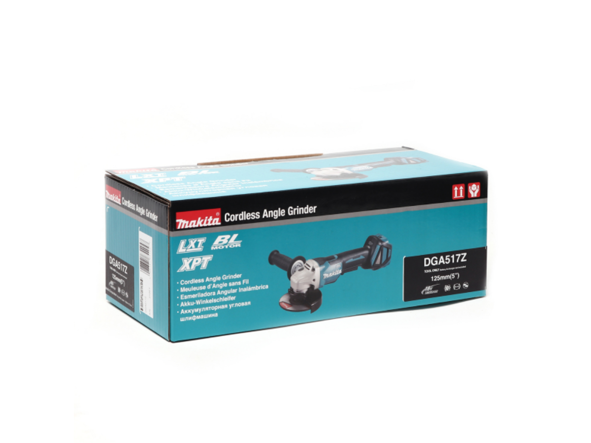 MAKITA เครื่องเจียไร้สาย 18 โวลต์ ขนาด 5 นิ้ว รุ่น DGA517Z