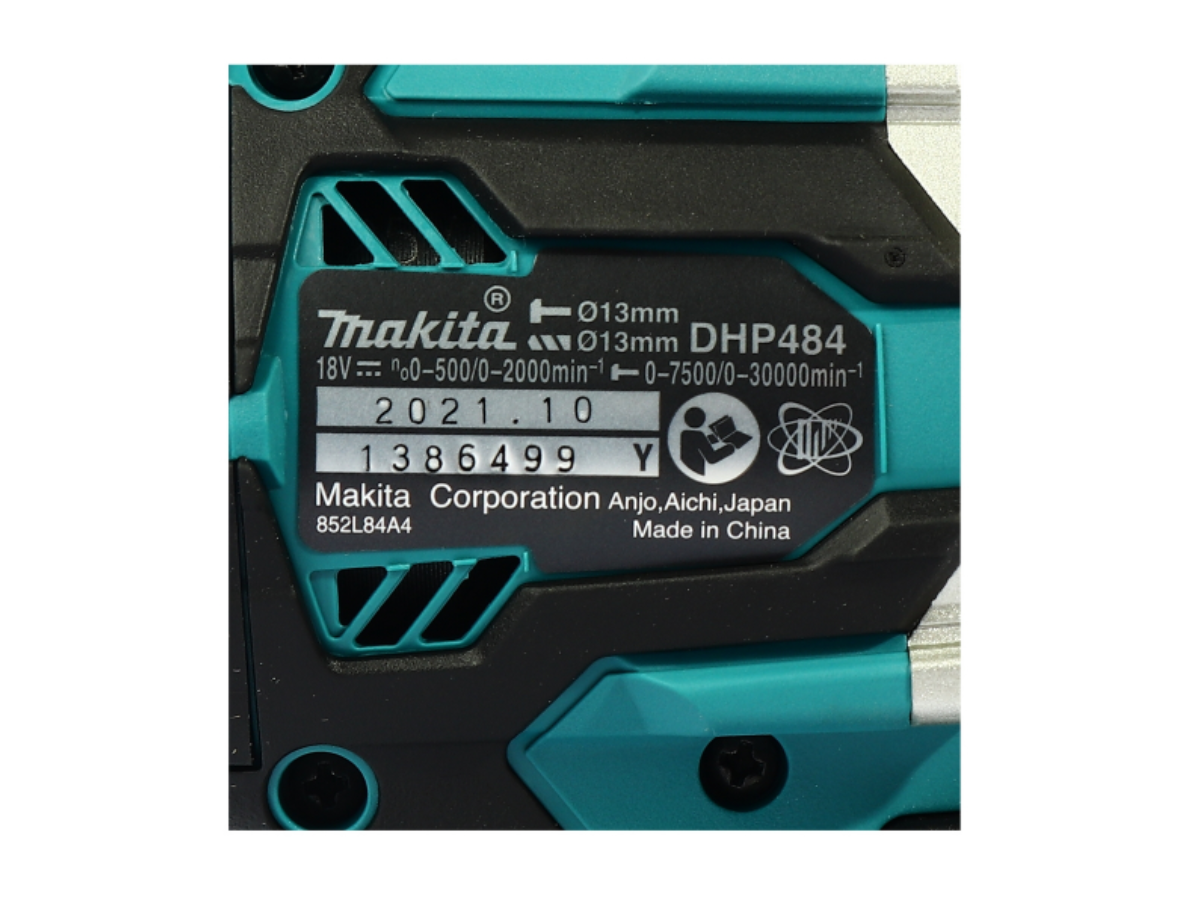MAKITA สว่านกระแทกไร้สาย 18 โวลต์ ขนาด 13 มม. (1/2 นิ้ว) รุ่น DHP484RFE