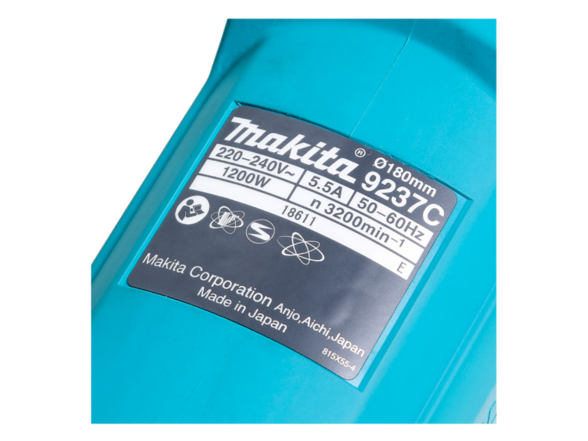 MAKITA เครื่องขัดปัดเงา ขนาด 7 นิ้ว (180 มม.) กำลังไฟ 1,200 วัตต์ รุ่น 9237C