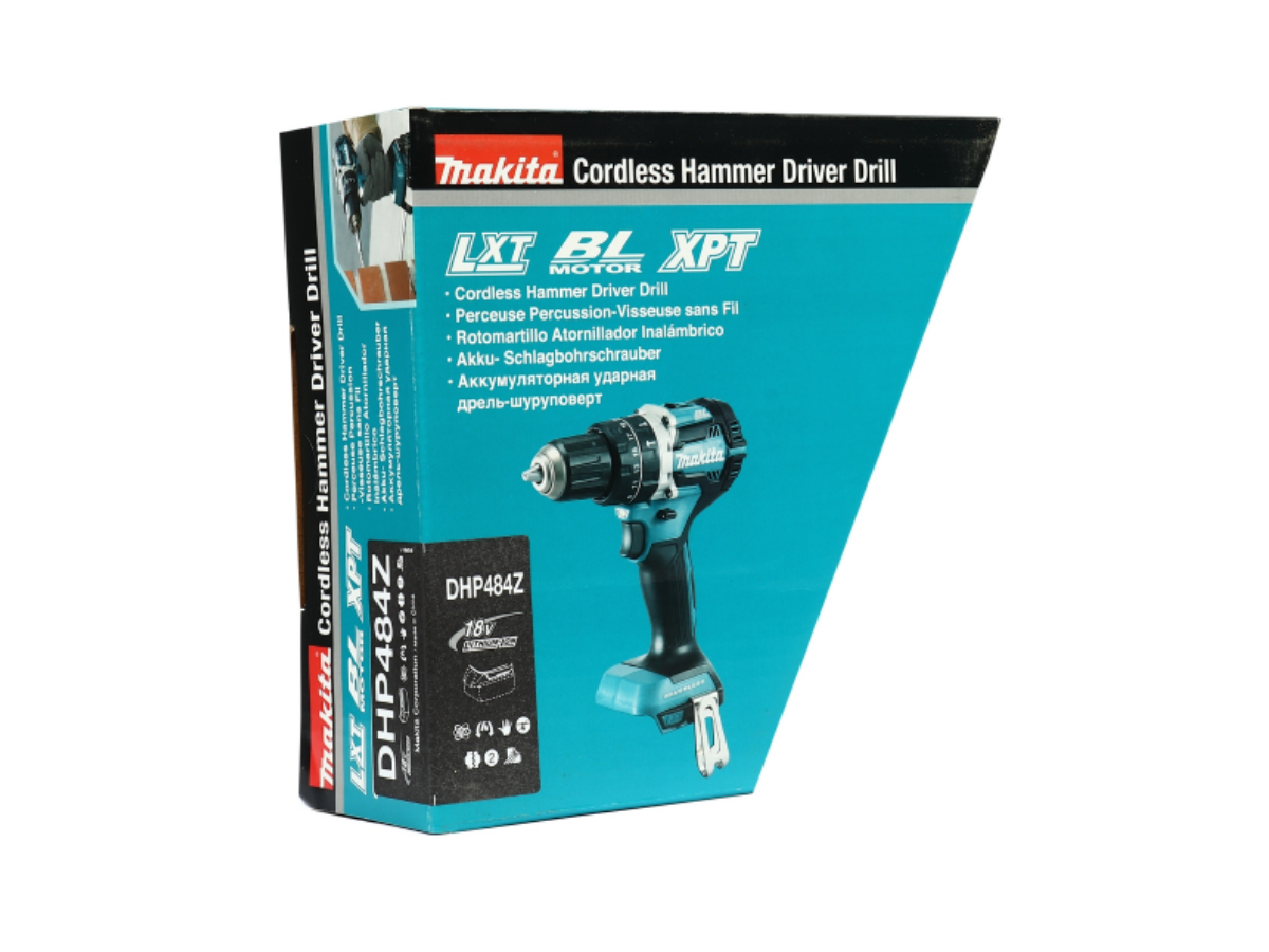 MAKITA สว่านกระแทกไร้สาย 18 โวลต์ ขนาด 13 มม. (1/2 นิ้ว) รุ่น DHP484Z