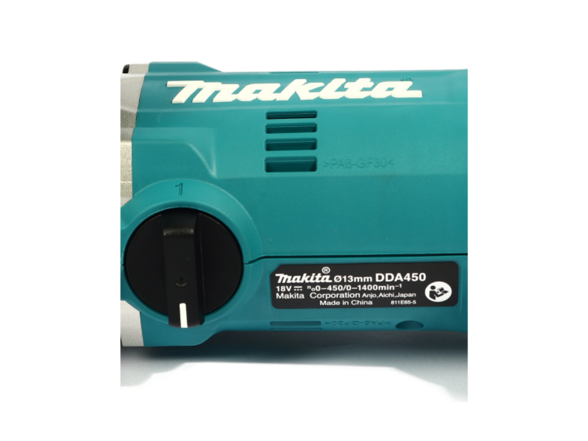 MAKITA สว่านหัวงอไร้สาย 18 โวลต์ 1/2 นิ้ว รุ่น DDA450ZK