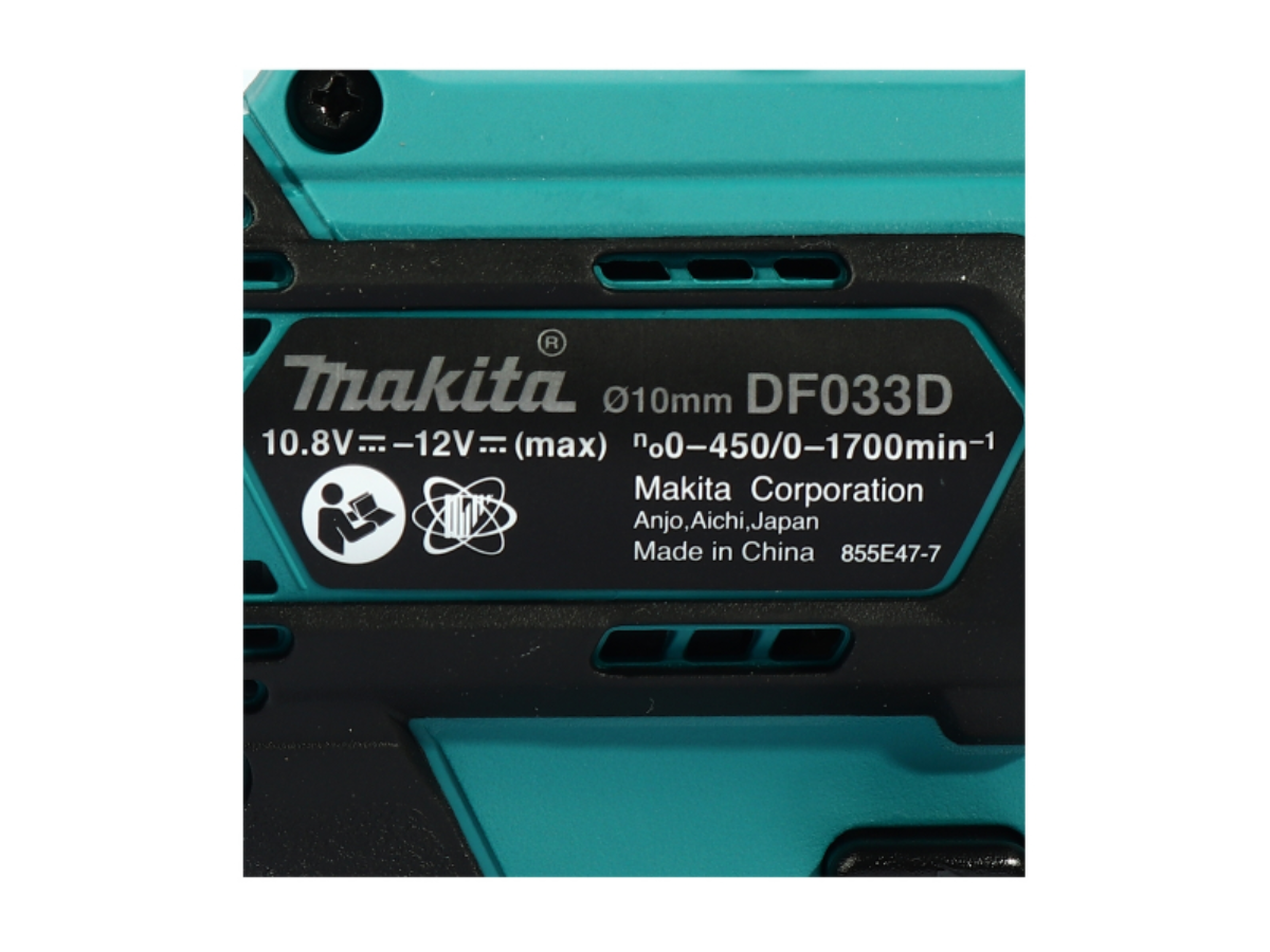 MAKITA สว่านไขควงไร้สาย 12 โวลต์ ขนาด 1/4 นิ้ว รุ่น DF033DZ