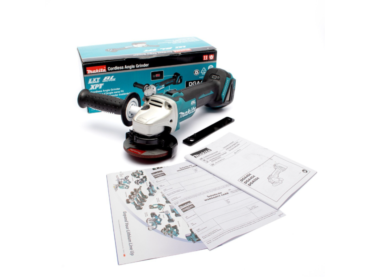 MAKITA เครื่องเจียไร้สาย 18 โวลต์ ขนาด 4 นิ้ว รุ่น DGA404Z