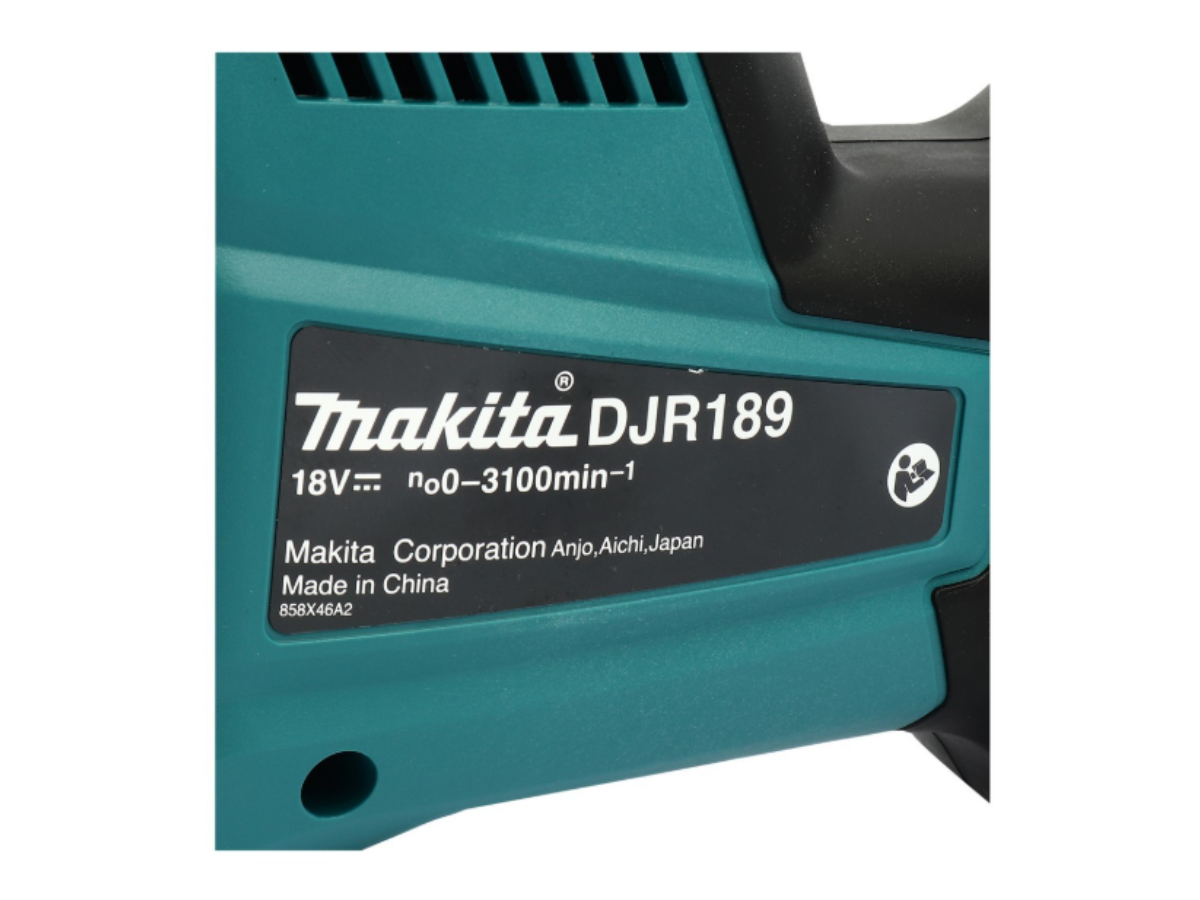 MAKITA เลื่อยชักไร้สาย 18 โวลต์ รุ่น DJR189Z ความยาวช่วงชัก 7/8 นิ้ว ไม่รวมแบตเตอรี่-แท่นชาร์จ 
