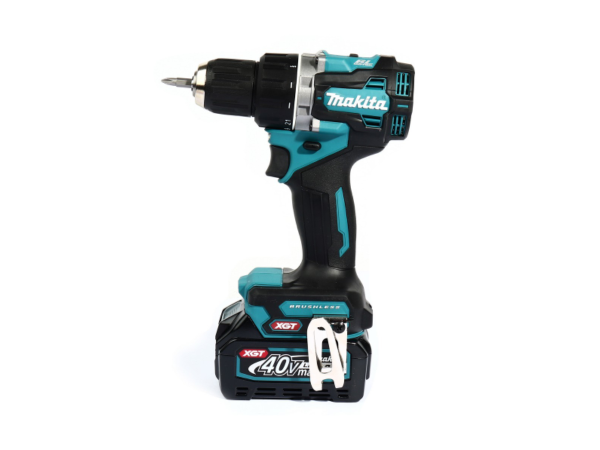 MAKITA สว่านไขควงไร้สาย 40 โวลต์ ขนาด 1/2 นิ้ว รุ่น DF002GD101 แรงบิดหมุน 65 นิวตันเมตร รวมแบตเตอรี่และแท่นชาร์จ