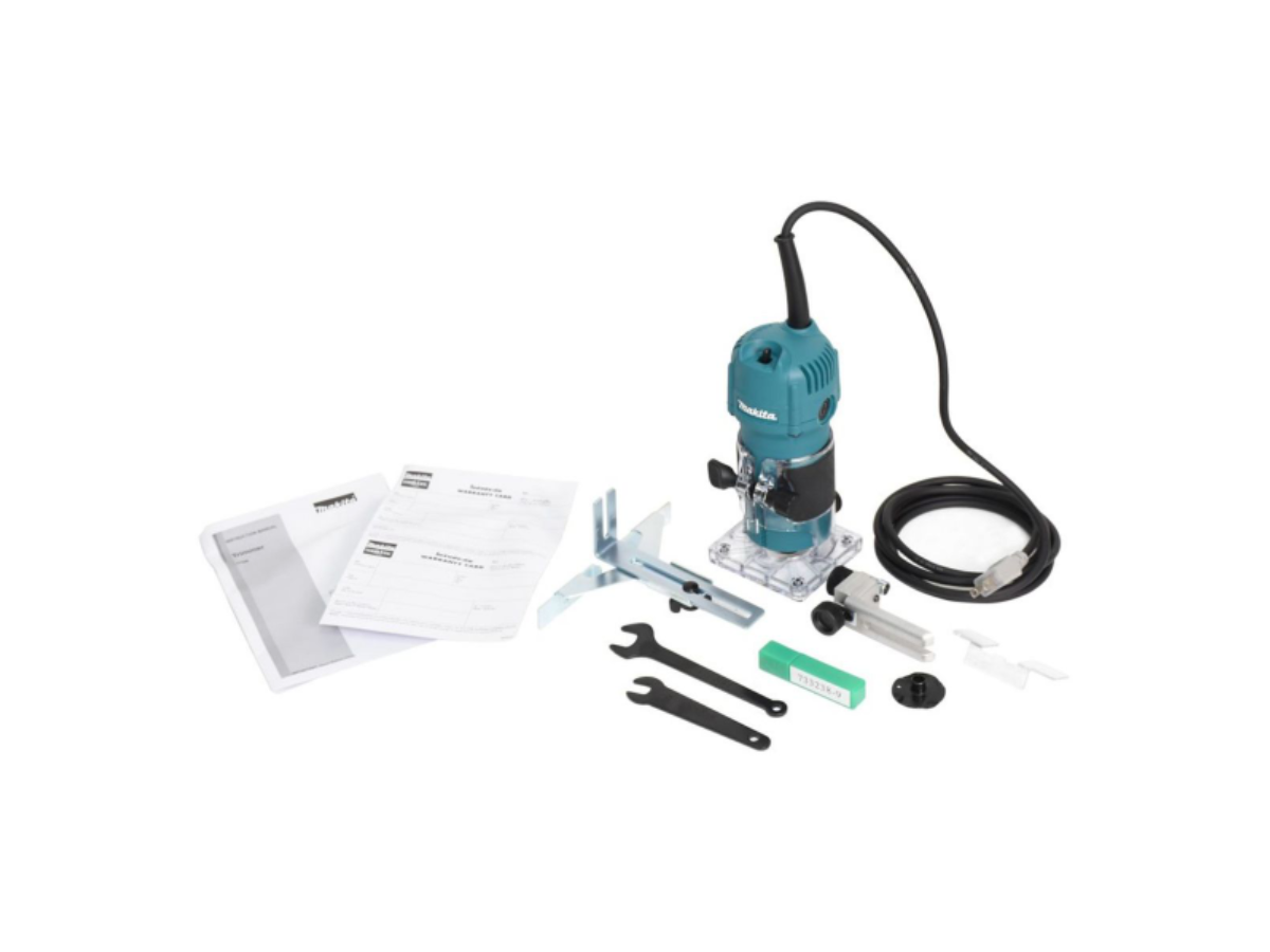 MAKITA เครื่องแกะลายไม้ ขนาด 1/4 นิ้ว (6 มม.) กำลังไฟ 530 วัตต์ รุ่น 3709