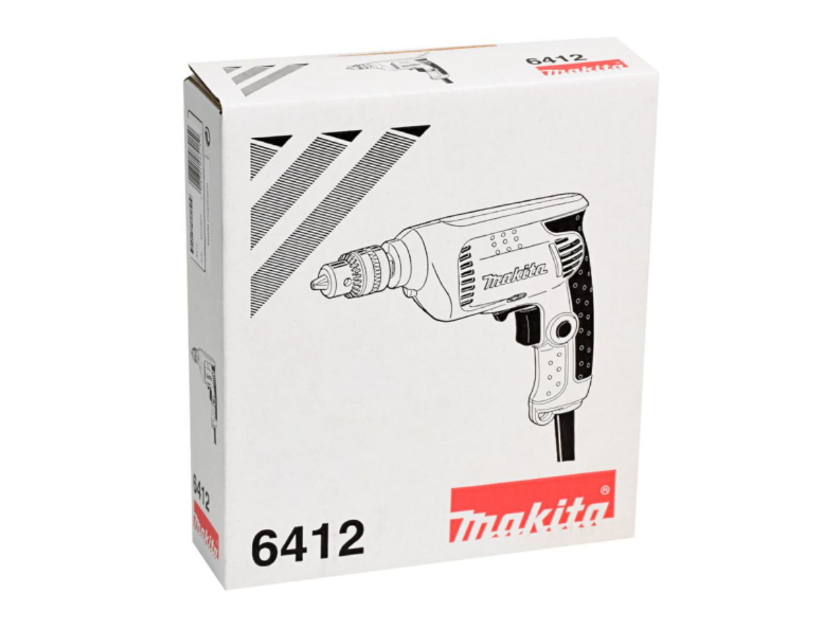 MAKITA สว่านไฟฟ้า ขนาด 3/8 นิ้ว กำลังไฟ 450 วัตต์ รุ่น 6412