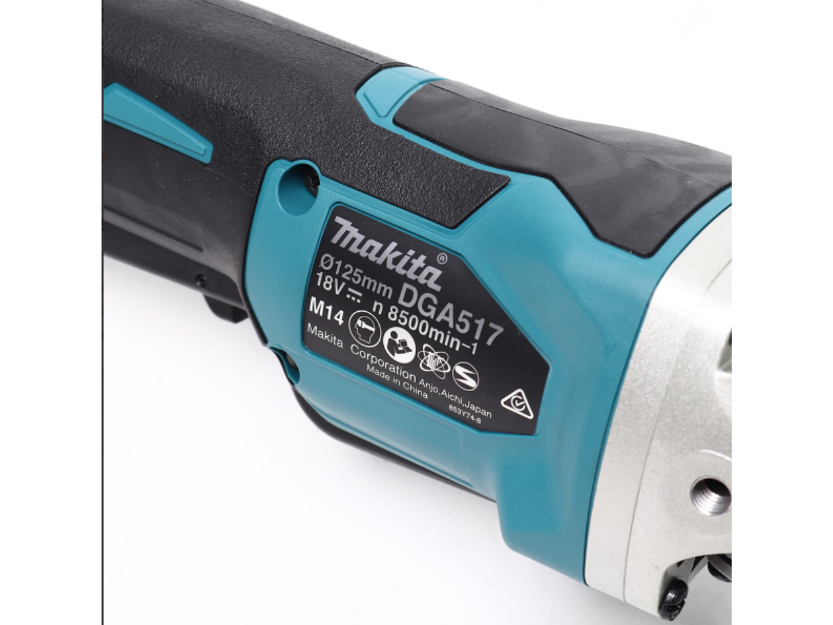 MAKITA เครื่องเจียไร้สาย 18 โวลต์ ขนาด 5 นิ้ว รุ่น DGA517Z