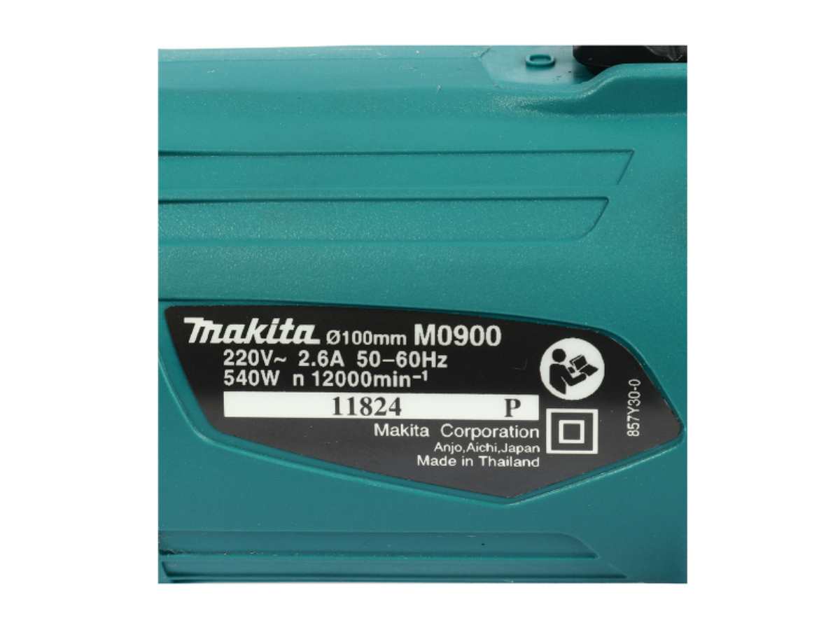 MAKITA เครื่องเจียรไฟฟ้า ขนาด 4 นิ้ว กำลังไฟ 540 วัตต์ รุ่น M0900B