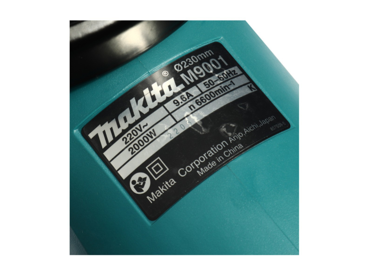 MAKITA เครื่องเจียรไฟฟ้า ขนาด 9 นิ้ว กำลังไฟ 2,000 วัตต์ รุ่น M9001B