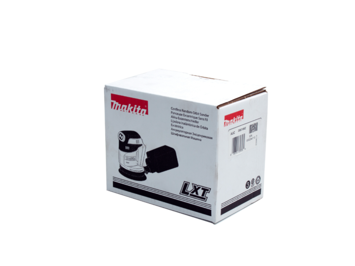 MAKITA เครื่องขัดกระดาษทรายไร้สาย 18 โวลต์ 125 มม. (5 นิ้ว) รุ่น DBO180
