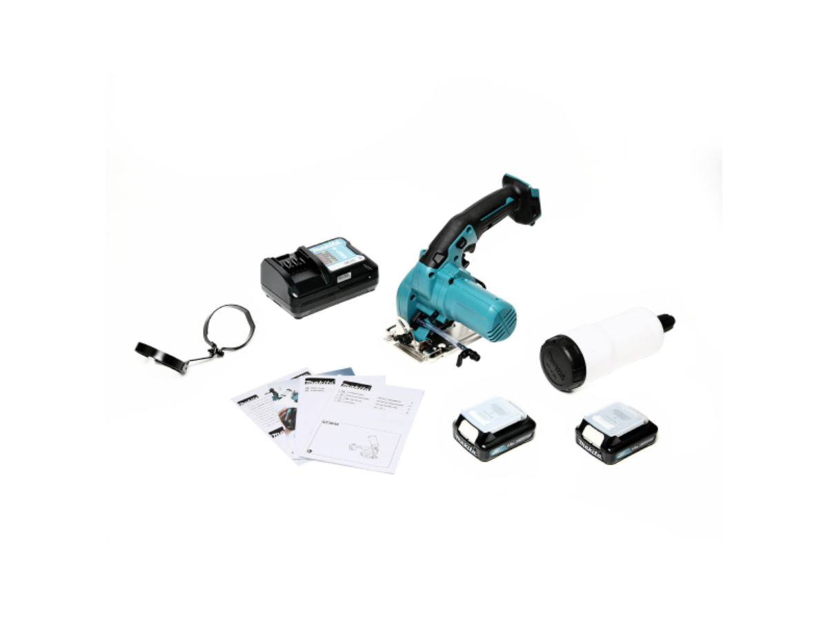MAKITA เครื่องตัดกระจกไร้สาย 12 โวลต์ ขนาด 85 มม. (3-3/8 นิ้ว) รุ่น CC301DWYE