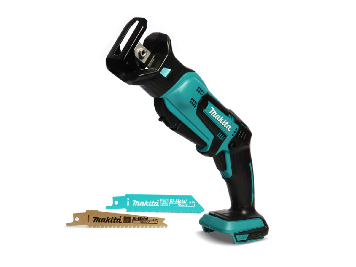 MAKITA เลื่อยชักไร้สาย 18 โวลต์ รุ่น DJR185Z ความยาวช่วงชัก 1/2 นิ้ว ไม่รวมแบตเตอรี่-แท่นชาร์จ