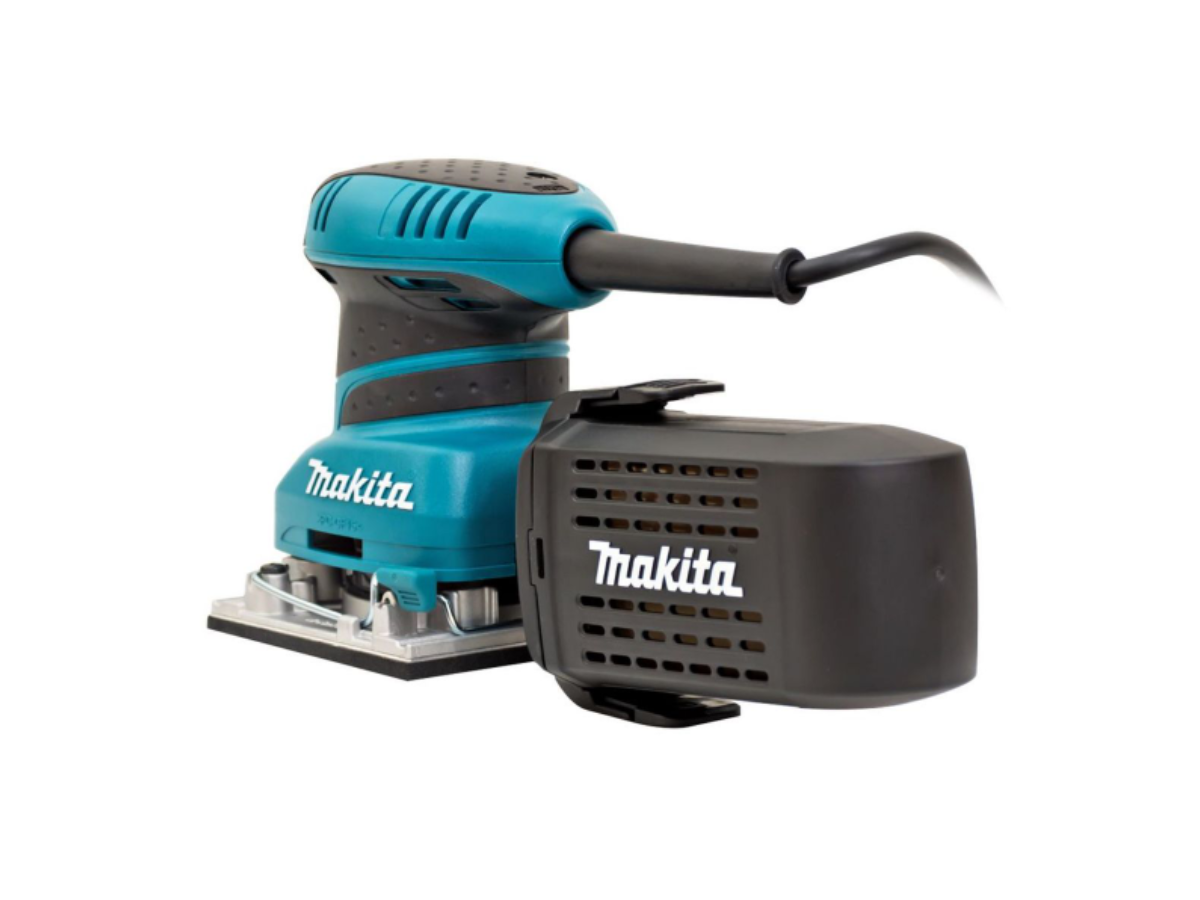 MAKITA เครื่องขัดกระดาษทรายสั่น ขนาด 114 X 140 มม. (4-1/2 X 5-1/2 นิ้ว) กำลังไฟ 200 วัตต์ รุ่น BO-45