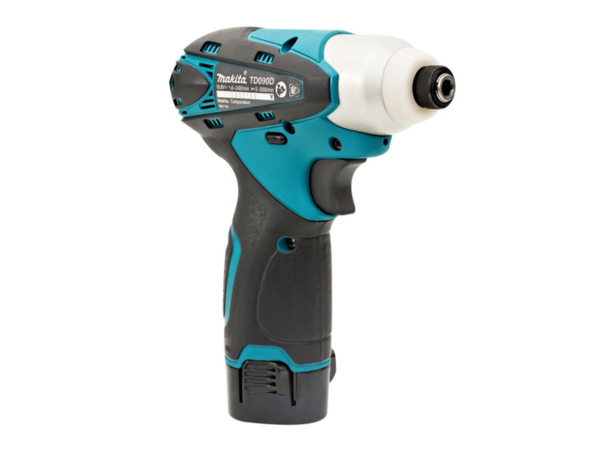 MAKITA สว่านไขควงกระแทกไร้สาย 10.8 โวลต์ 1/4 นิ้ว รุ่น TD090DWE