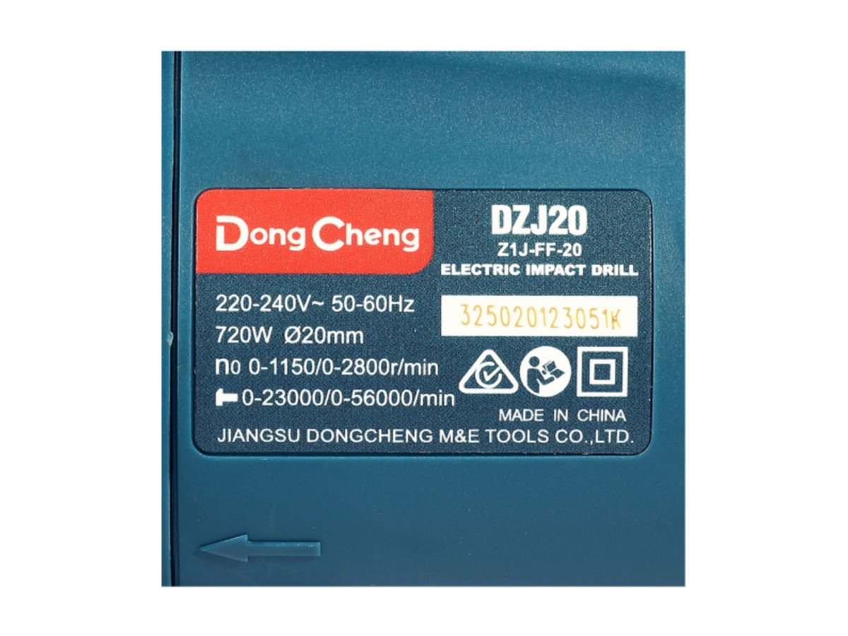 DONG CHENG สว่านกระแทก 20 มม. 2 GEAR HEAVY รุ่น DZJ20