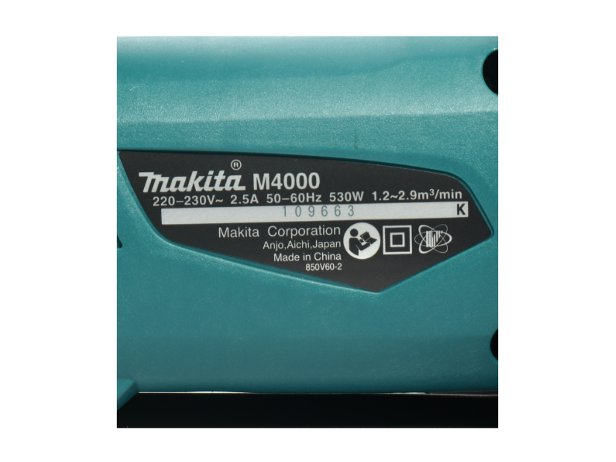 MAKITA เครื่องเป่าลมไฟฟ้า กำลังไฟ 530 วัตต์ รุ่น M4000B