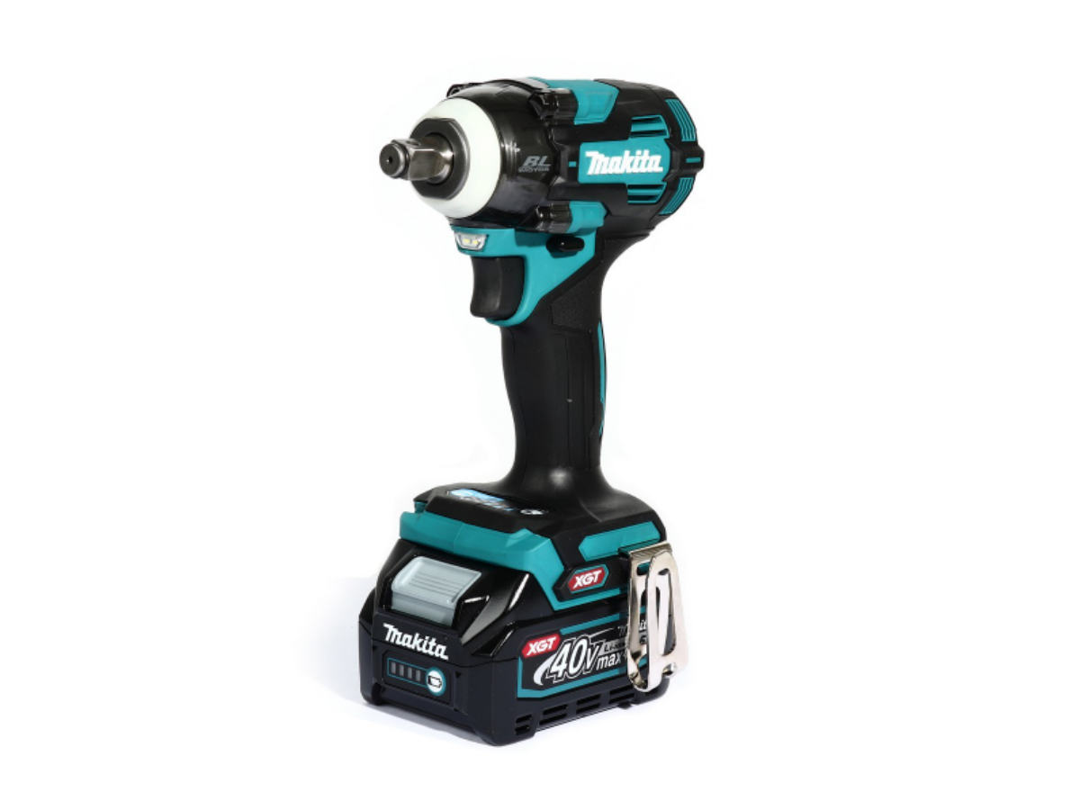 MAKITA เครื่องขันบล๊อกไร้สาย 40 โวลต์ 1/2 นิ้ว รุ่น TW004GD101 แรงบิดสูงสุด 350 นิวตันเมตร รวมแบตเตอรี่และแท่นชาร์จ