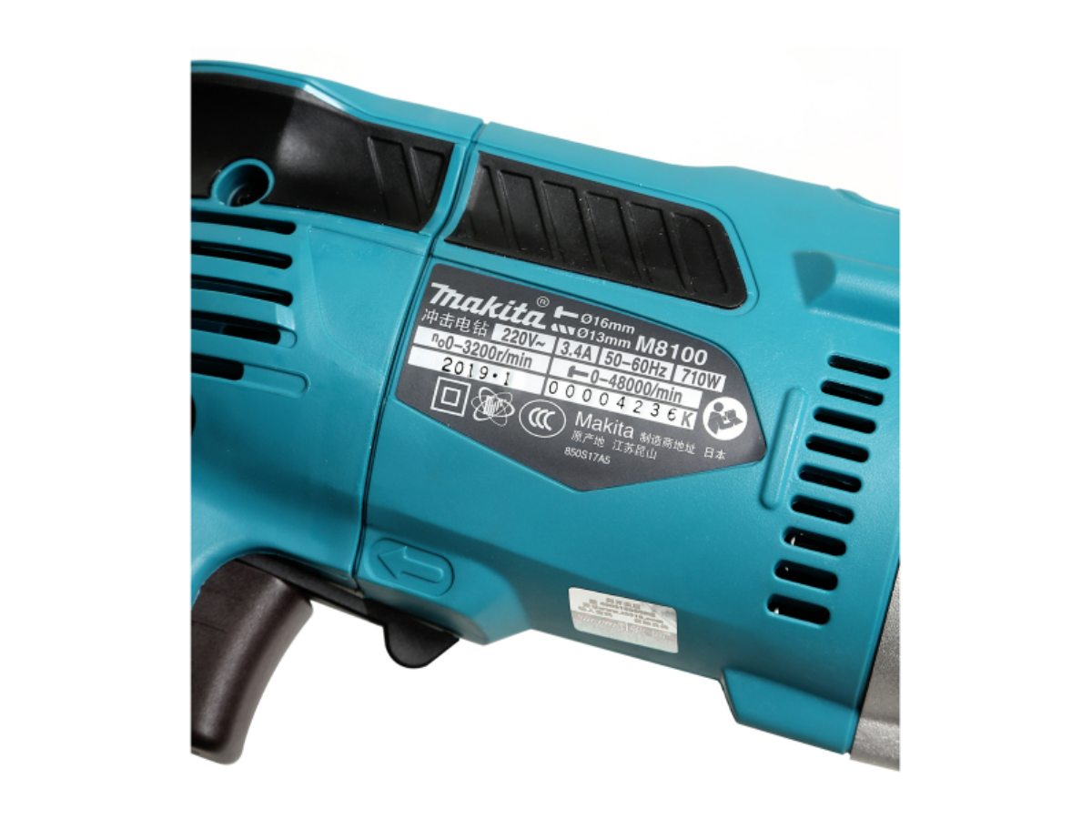 MAKITA สว่านกระแทกไฟฟ้า ขนาด 16 มม. (5/8 นิ้ว) กำลังไฟ 710 วัตต์ รุ่น M8100B