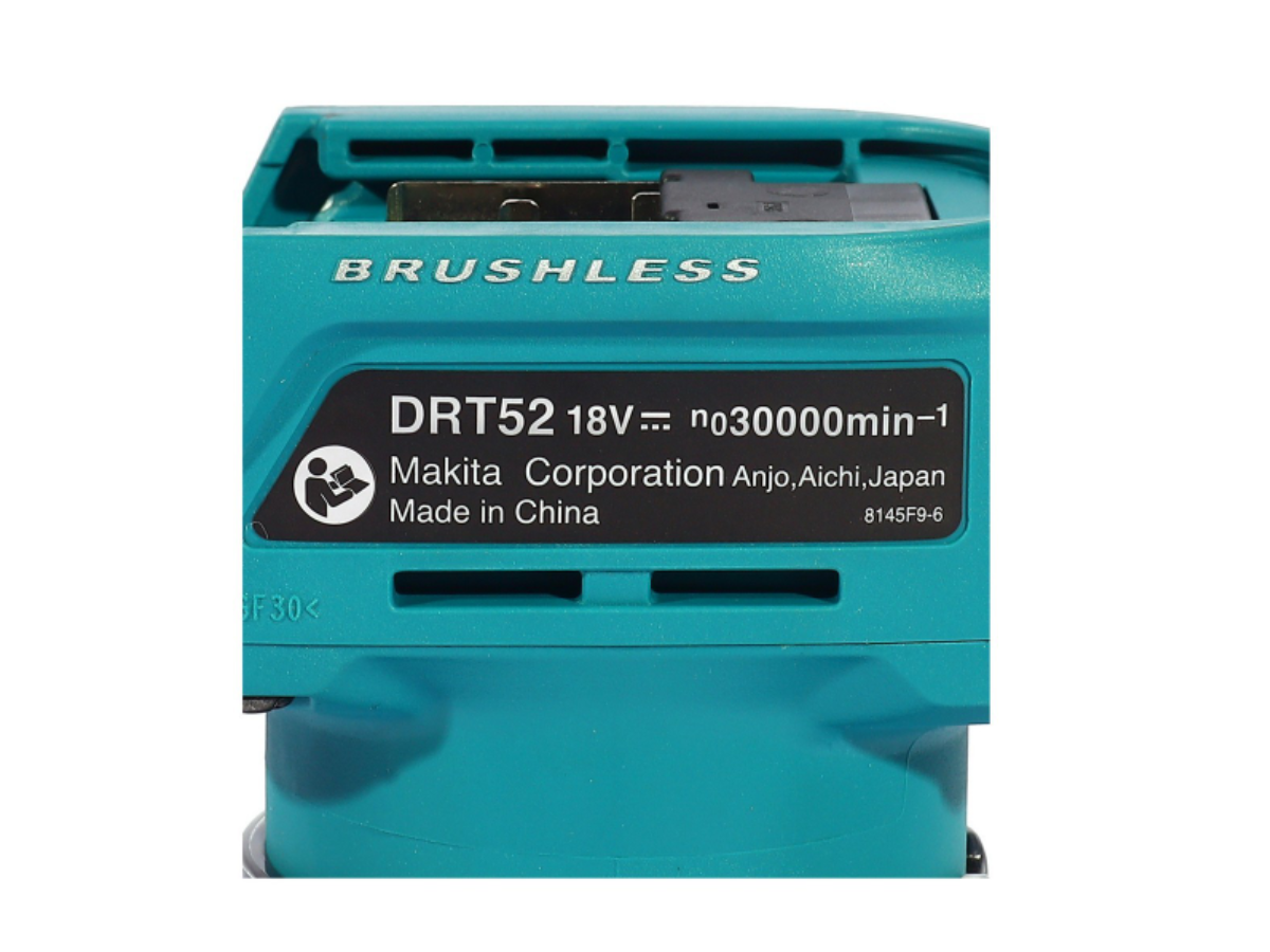 MAKITA เครื่องทริมเมอร์ไร้สาย 18 โวลต์ ขนาด 6 มม. (1/4 นิ้ว) รุ่น DRT52Z