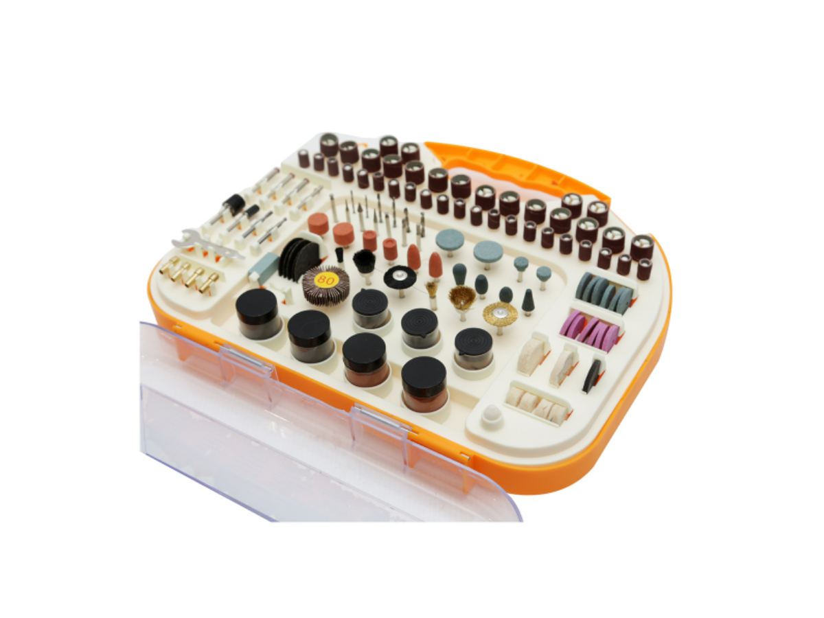 ชุดอุปกรณ์เครื่องเจียสายอ่อน (อิงโก) INGCO จำนวน 250 ชิ้น